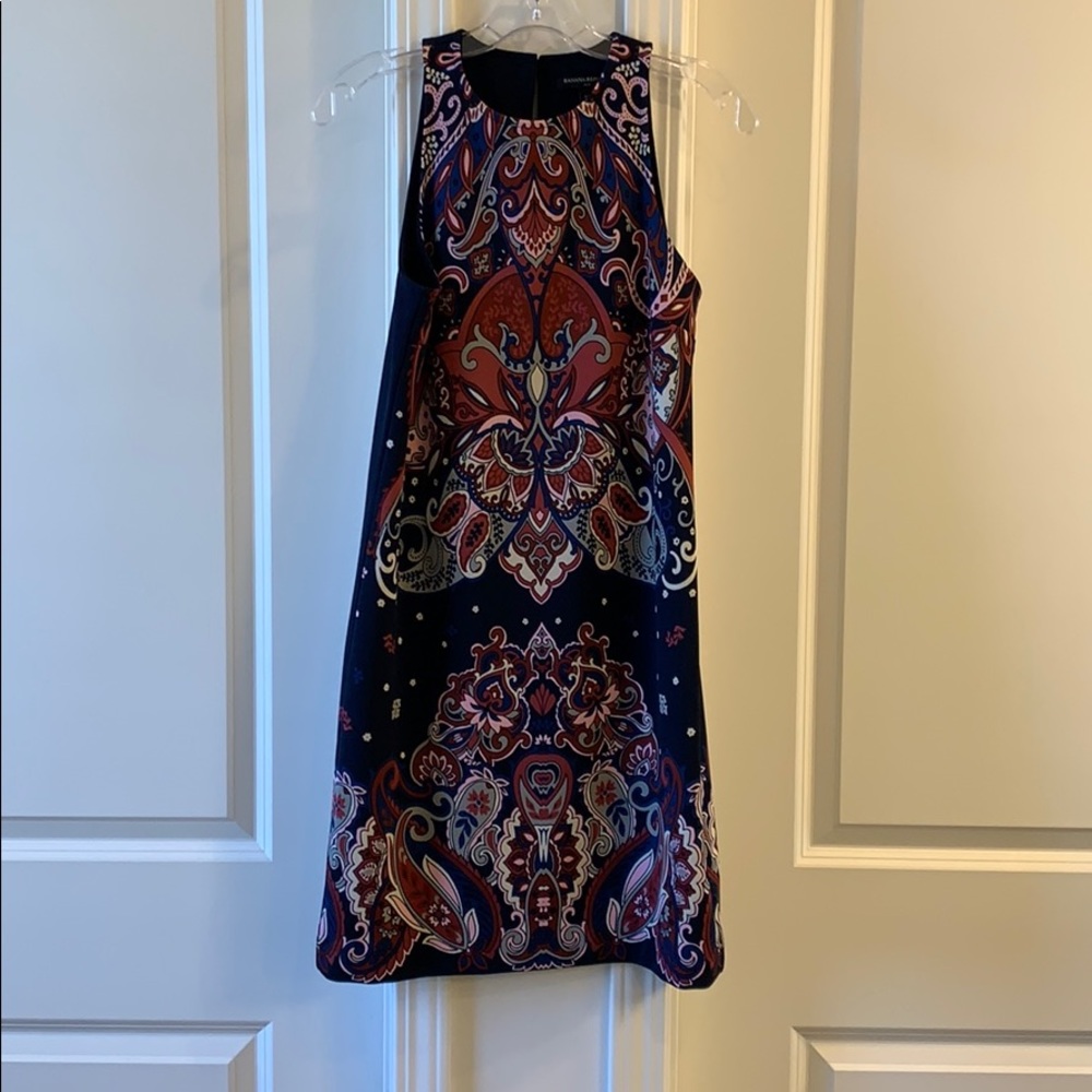 Banana republic navy dress.  XS.